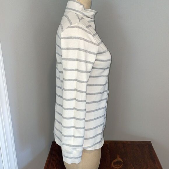 TALBOTS T by TALBOTS SUPER-SOFT JERSEY MOCKNECK TEE - SIZE XS - Picture 3 of 10